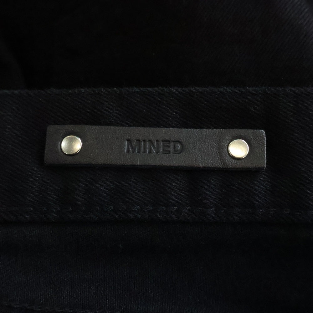 MINEDENIM(マインデニム) 102 N.Slim Tapered OWS スリムテーパードデニムパンツ ジーンズ ブラック FPKH102NSTBL-99-342-4