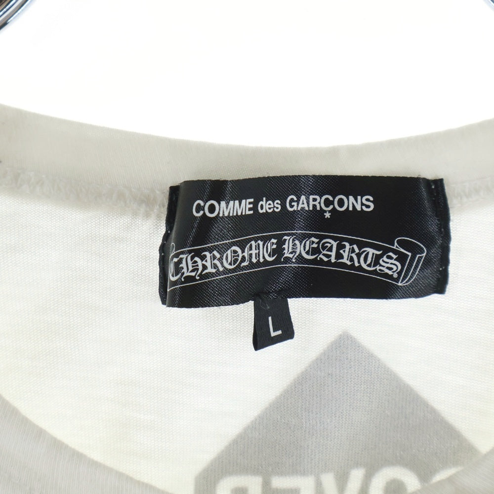 CHROME HEARTS(クロムハーツ) ×COMME des GARCONS Dover Street Market T-Shirt コムデギャルソン ドーバーストリートマーケット 半袖Tシャツ カットソー ホワイト
