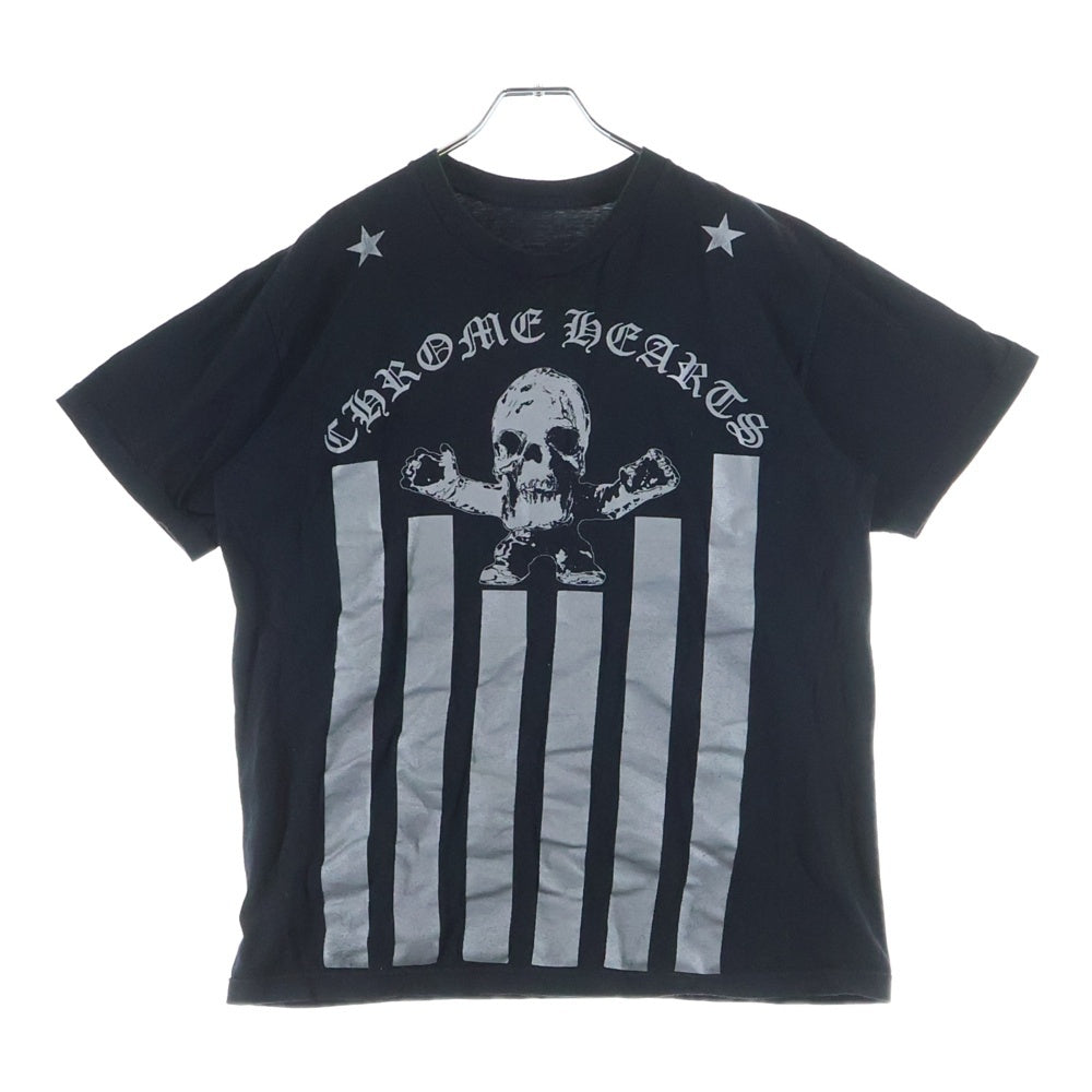 CHROME HEARTS(クロムハーツ) FOTI フロントプリント 半袖Tシャツ カットソー ブラック