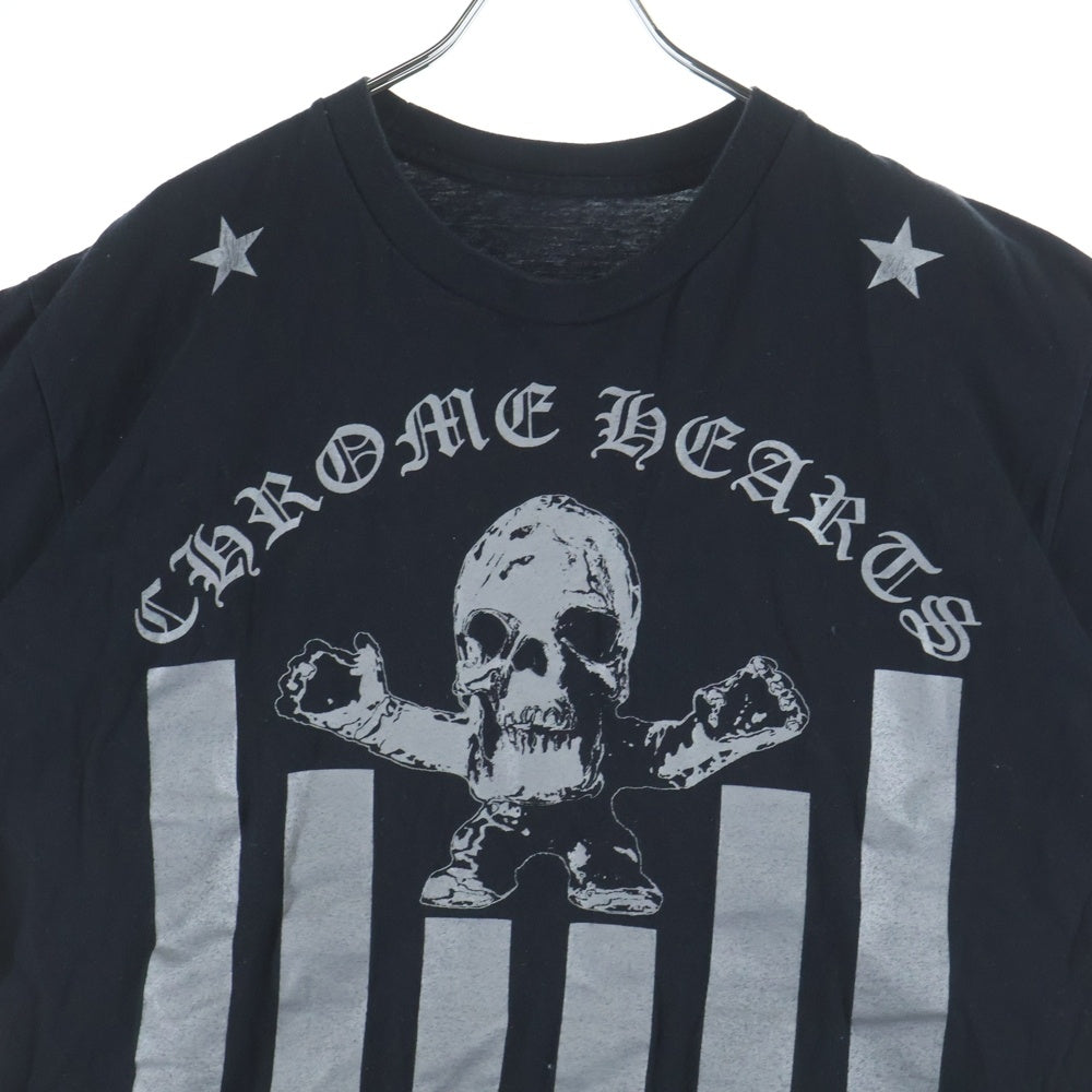CHROME HEARTS(クロムハーツ) FOTI フロントプリント 半袖Tシャツ カットソー ブラック