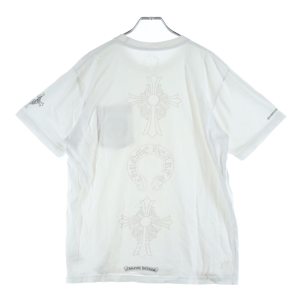 CHROME HEARTS(クロムハーツ) バック3モチーフ ホースシュー 半袖T