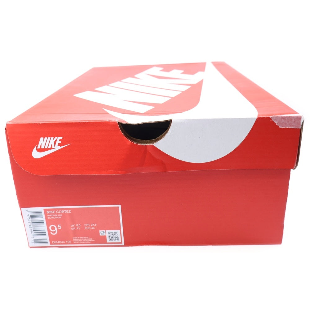 NIKE(ナイキ) CORTEZ コルテッツ ローカット スニーカー ホワイト/ブラック US9.5/27.5cm DM4044-105