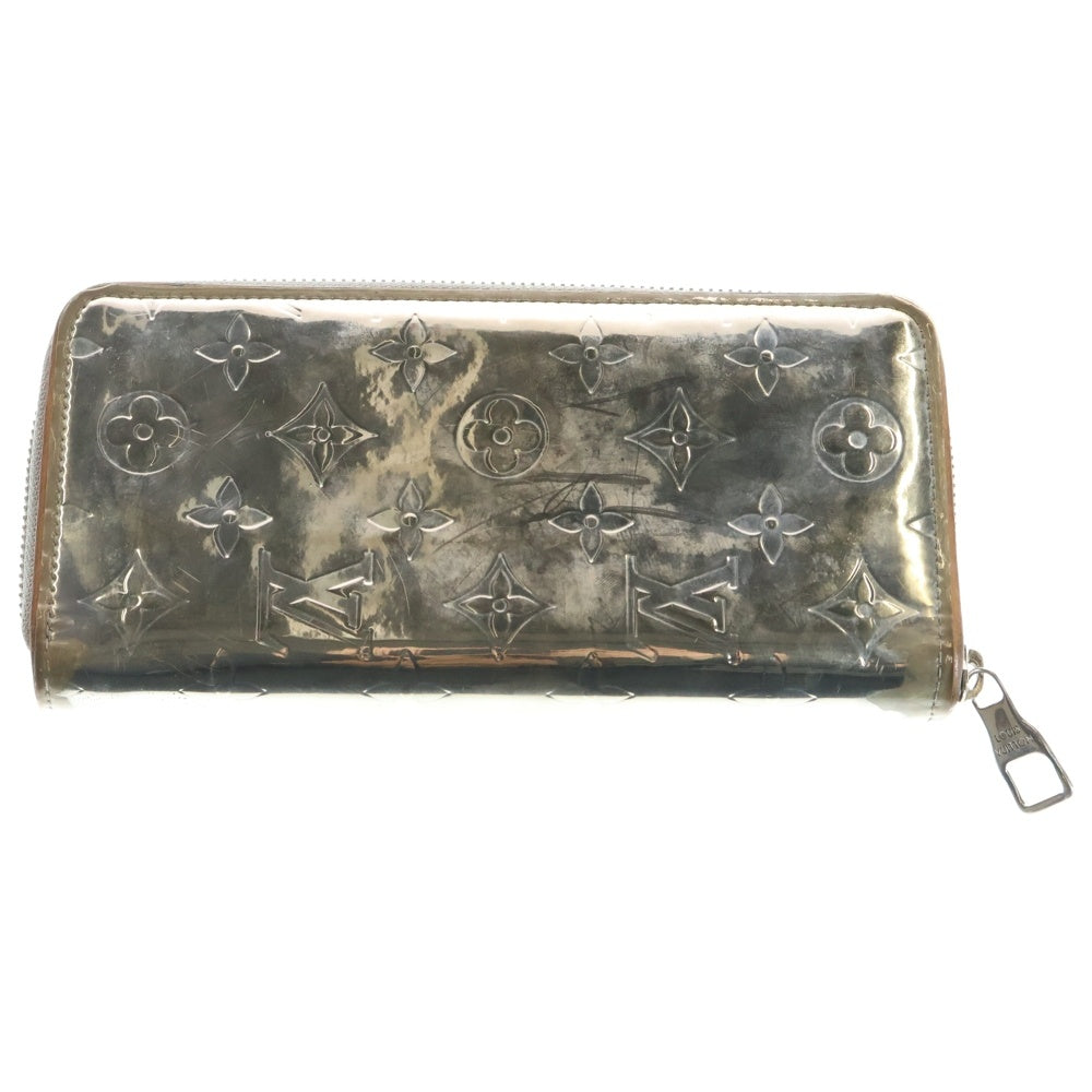 LOUIS VUITTON(ルイヴィトン) モノグラム ミラー ジッピーウォレット ヴェルティカル ラウンドファスナー 長財布 シルバー M80808