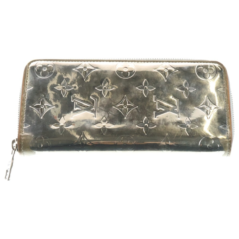 LOUIS VUITTON(ルイヴィトン) モノグラム ミラー ジッピーウォレット ヴェルティカル ラウンドファスナー 長財布 シルバー M80808