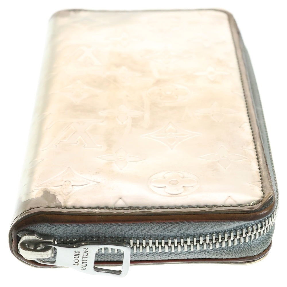 LOUIS VUITTON(ルイヴィトン) モノグラム ミラー ジッピーウォレット ヴェルティカル ラウンドファスナー 長財布 シルバー M80808
