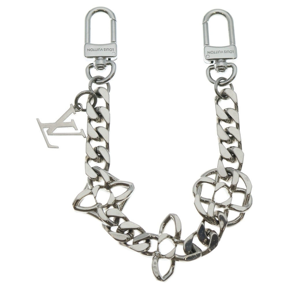 LOUIS VUITTON(ルイヴィトン) バッグチャーム ジャイアントモノグラム チェーン シルバー M01398