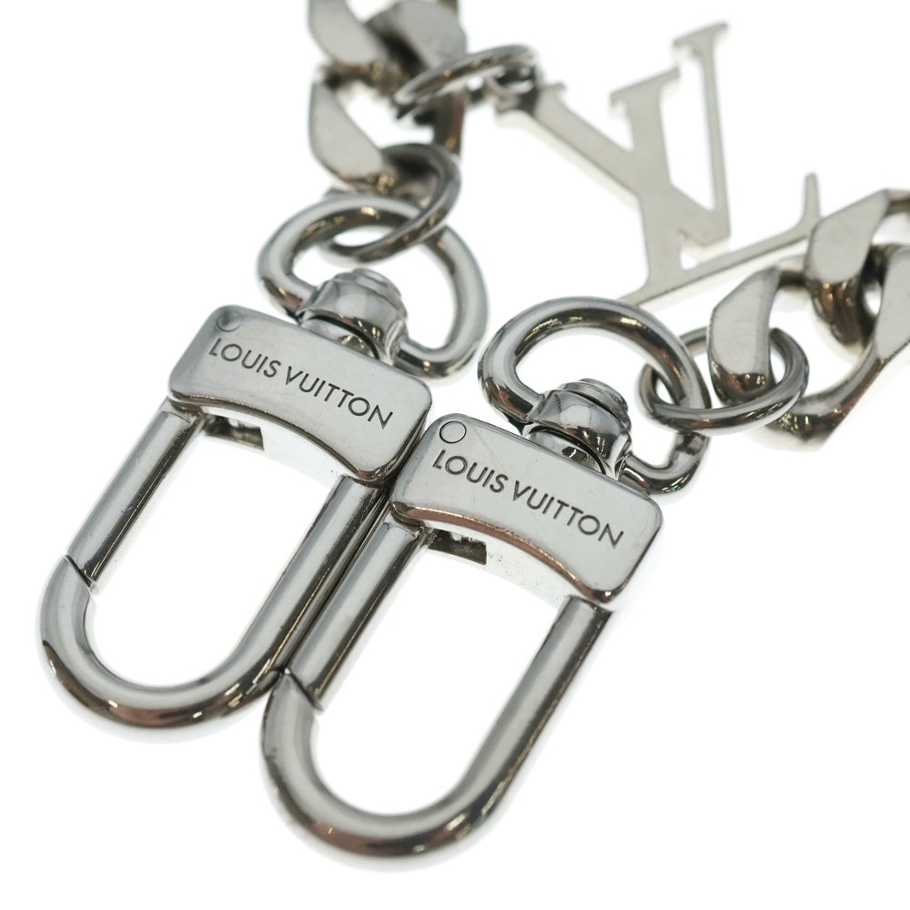 LOUIS VUITTON(ルイヴィトン) バッグチャーム ジャイアントモノグラム チェーン シルバー M01398