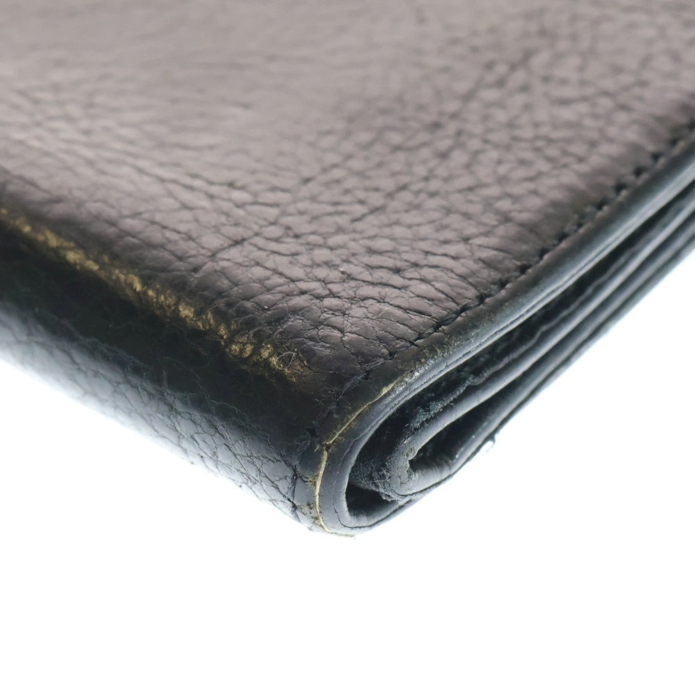 CHROME HEARTS(クロムハーツ) 1SNAP 1スナップ クロス ボールボタン レザーウォレット 財布 ブラック BCA361