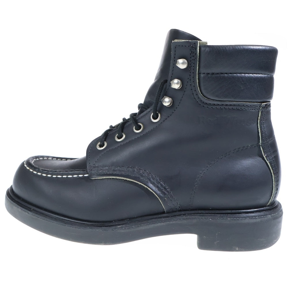 RED WING(レッド ウイング) Supersole 6 MOC スーパーソール6モック ハイカットブーツ ブラック US4.5/22.5cm