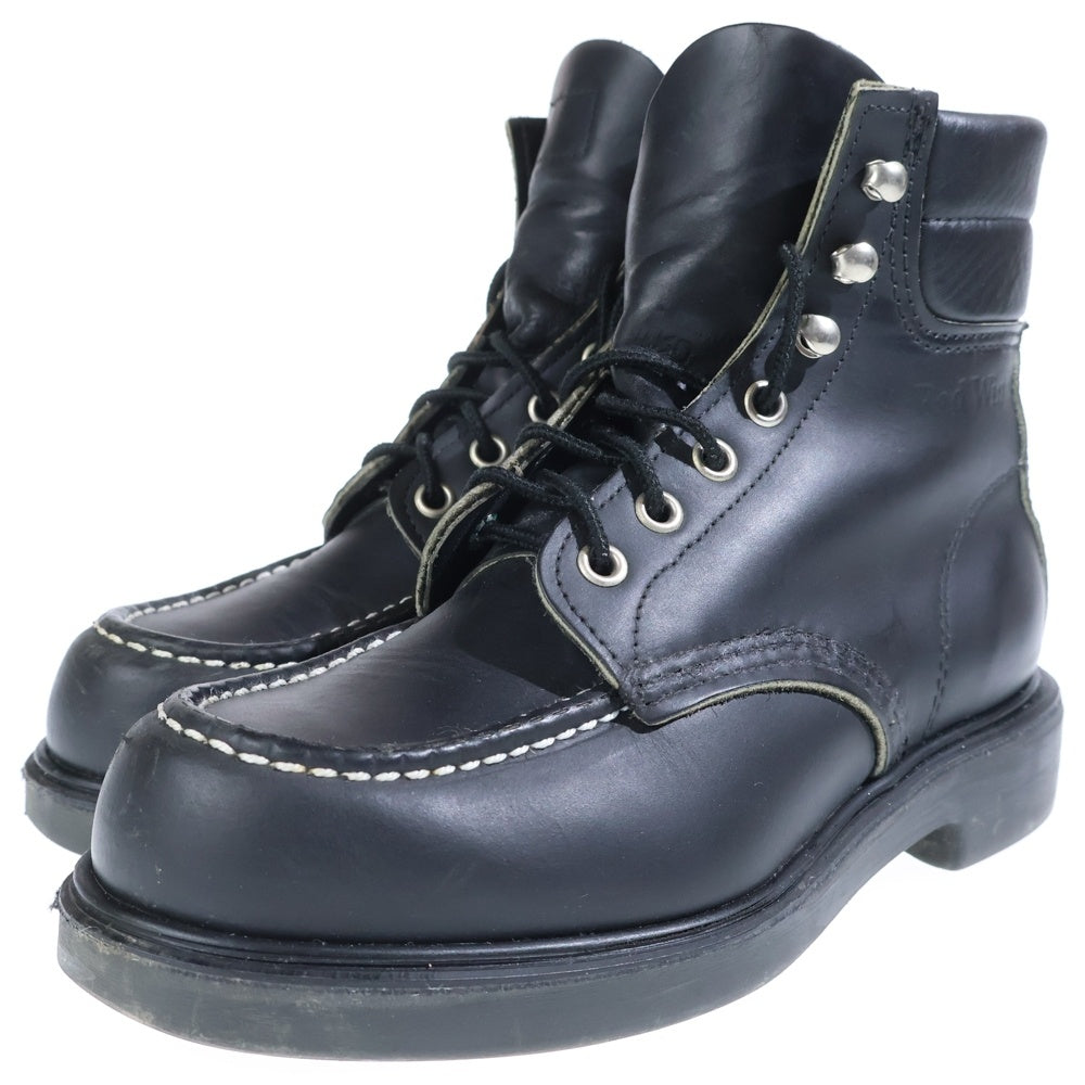 RED WING(レッド ウイング) Supersole 6 MOC スーパーソール6モック ハイカットブーツ ブラック US4.5/22.5cm