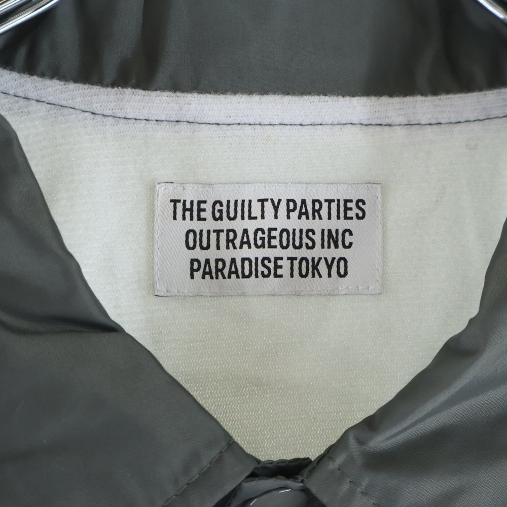 WACKO MARIA(ワコマリア) 23AW Coach Jacket コーチジャケット バックロゴ カーキ