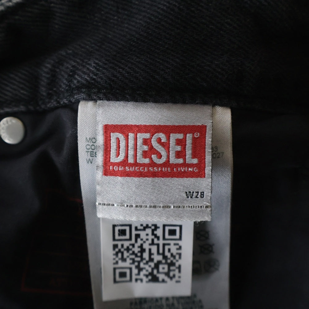 DIESEL(ディーゼル) 1996 D-SIRE STRAIGHT JEANS ストレート デニムパンツ ブラック A06925