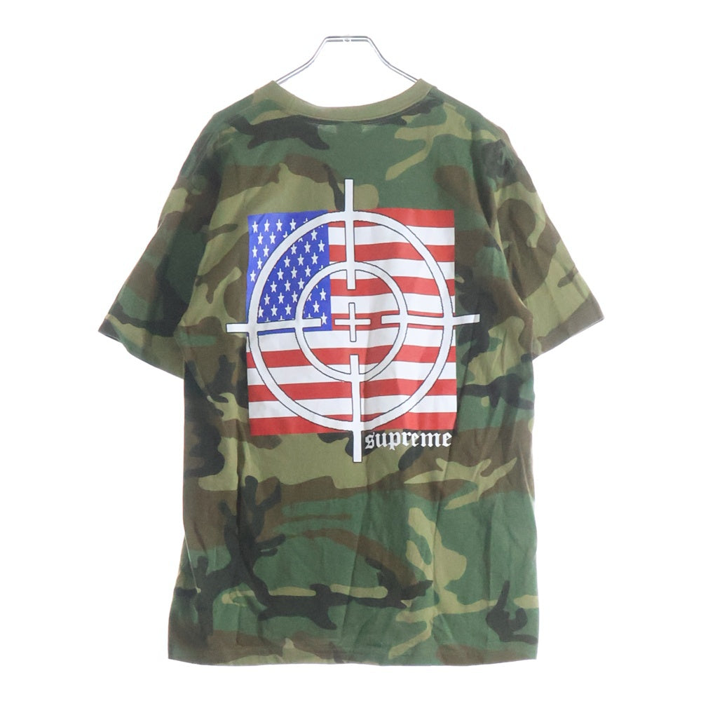 SUPREME(シュプリーム) Target Tee S/S Woodland Camo バックプリント 半袖Tシャツカットソー カモ