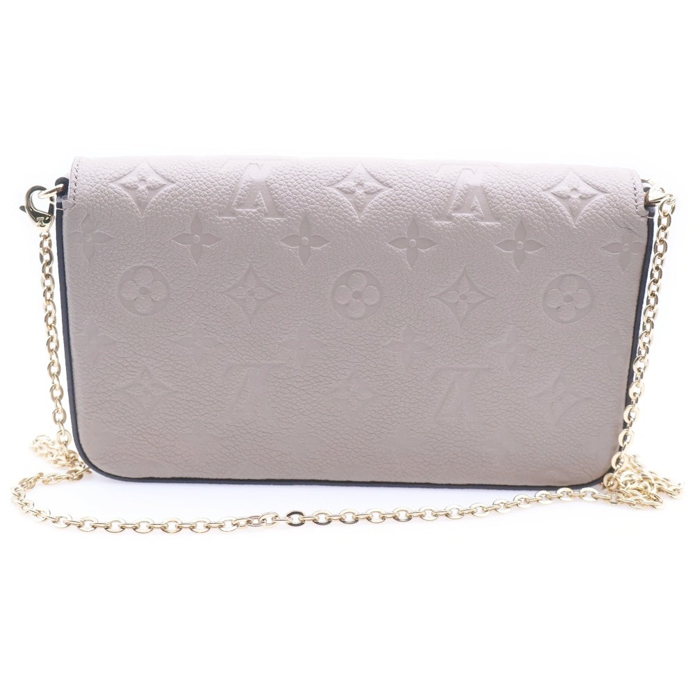 LOUIS VUITTON(ルイヴィトン) ポシェット・フェリシー モノグラム・アンプラント トゥルトレール チェーンショルダーバッグ グレージュ レディース M82609