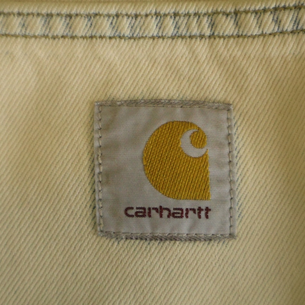 Carhartt WIP(カーハート ダブリューアイピー) London Denim Pants デニムパンツ ウォッシュ加工 ボタンフライ ライトベージュ