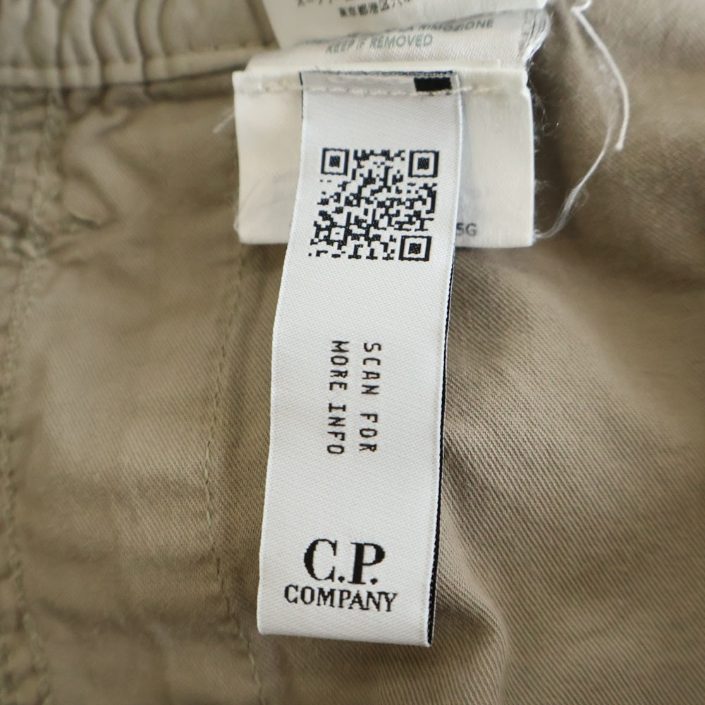 C.P. Company(シーピーカンパニー) 25SS Microreps Boxy Cargo Lens Pants カーゴパンツ コットン ベージュ 18CMPA094A 006475G