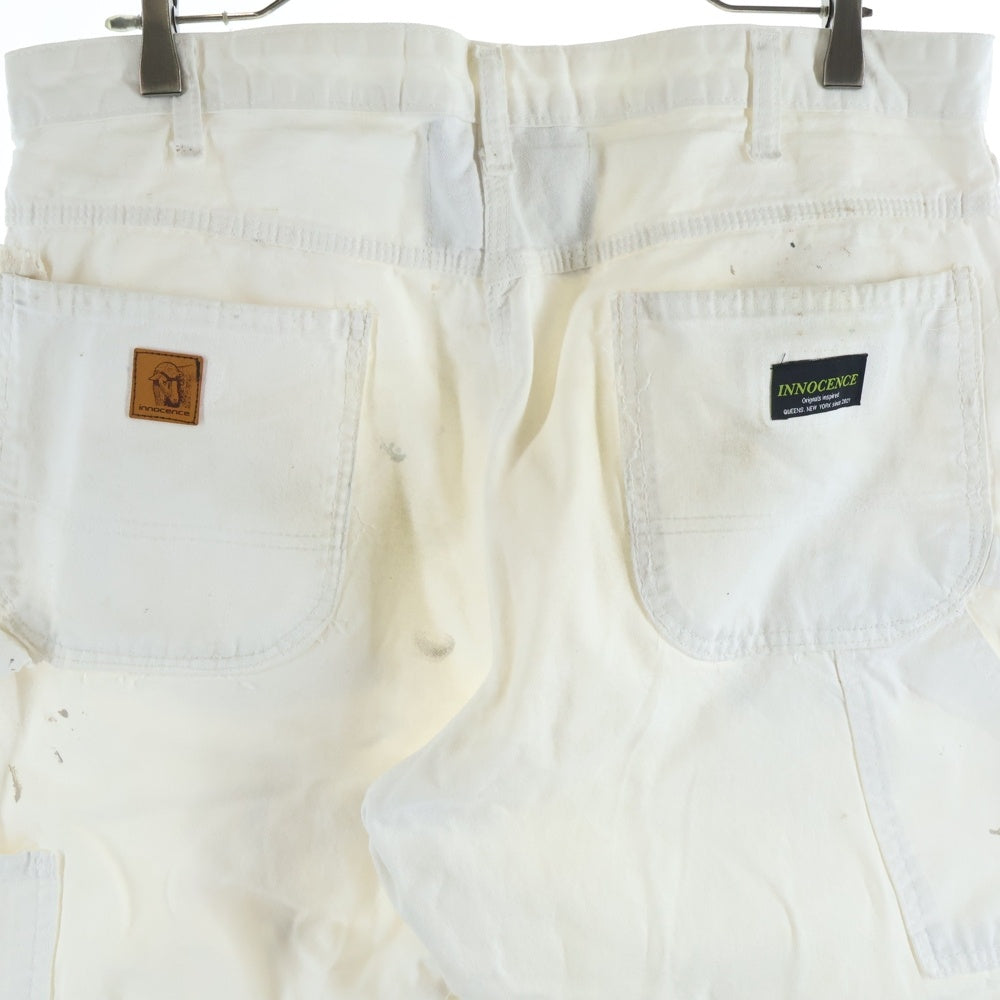 Innocence NYC(イノセンス) PAINT PAINTER PANTS ペインターパンツ ホワイト INFLWP01