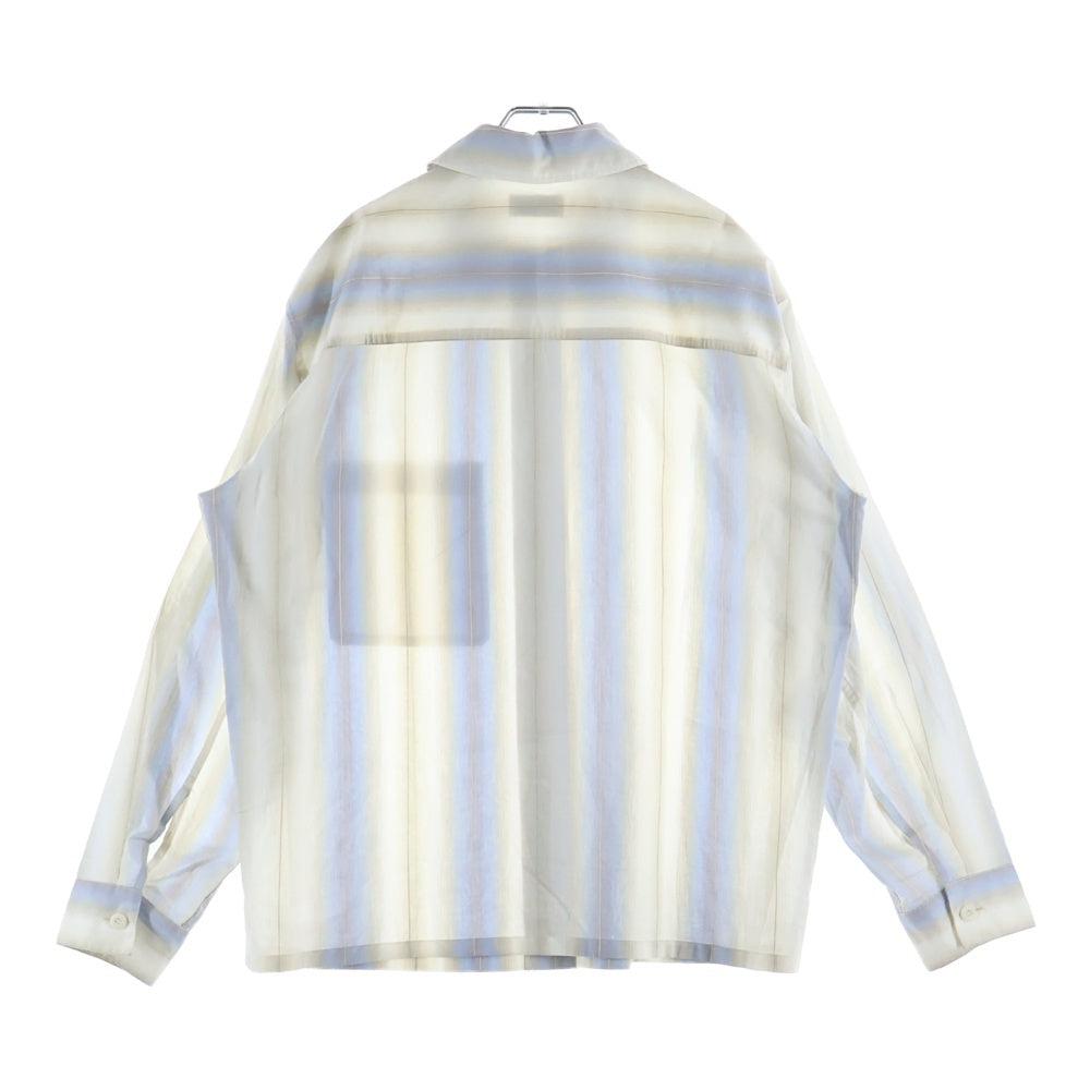 LEMAIRE(ルメール) PYJAMA SHIRT 長袖ストライプシャツ パジャマシャツ マルチカラー