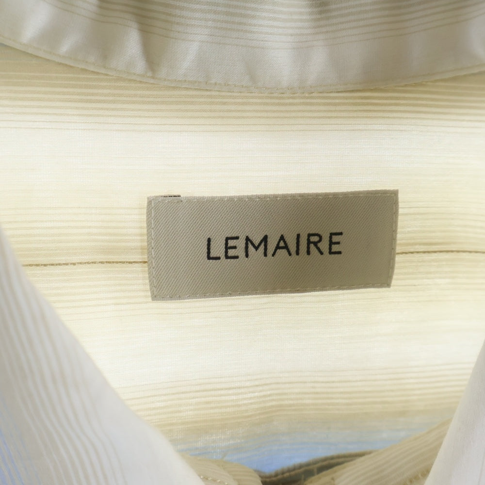 LEMAIRE(ルメール) PYJAMA SHIRT 長袖ストライプシャツ パジャマシャツ マルチカラー