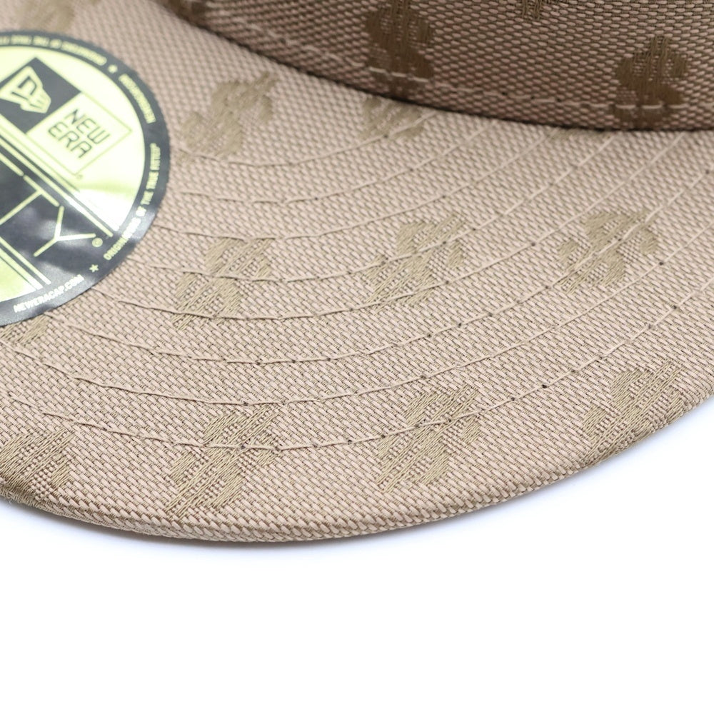 SUPREME(シュプリーム) × NEW ERA 59FIFTY キャップ ドルマーク 総柄 ブラウン G28 10262017