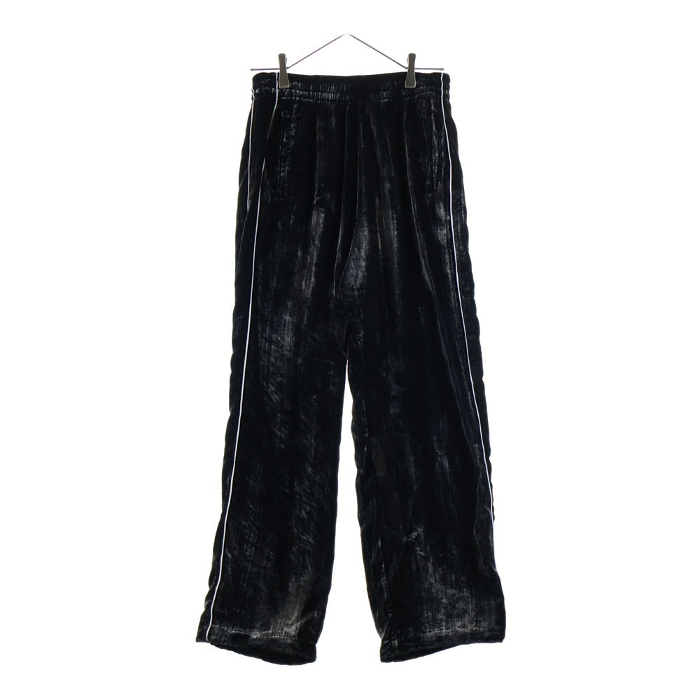 DIESEL(ディーゼル) P-HAY サイドライン ベロアトラックパンツ ブラック A18469 0AJFR