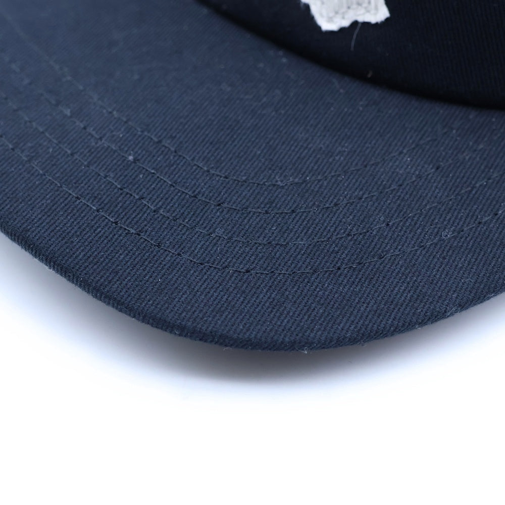 CHROME HEARTS(クロムハーツ) TRUCKER CAP トラッカーキャップ 3セメタリーハラコレザーパッチメッシュキャップ帽子 ホワイト/ブラック