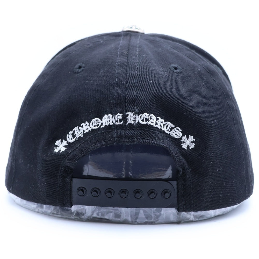 CHROME HEARTS(クロムハーツ) CH刺繍 ベースボールキャップ 帽子 ブラック/グレー