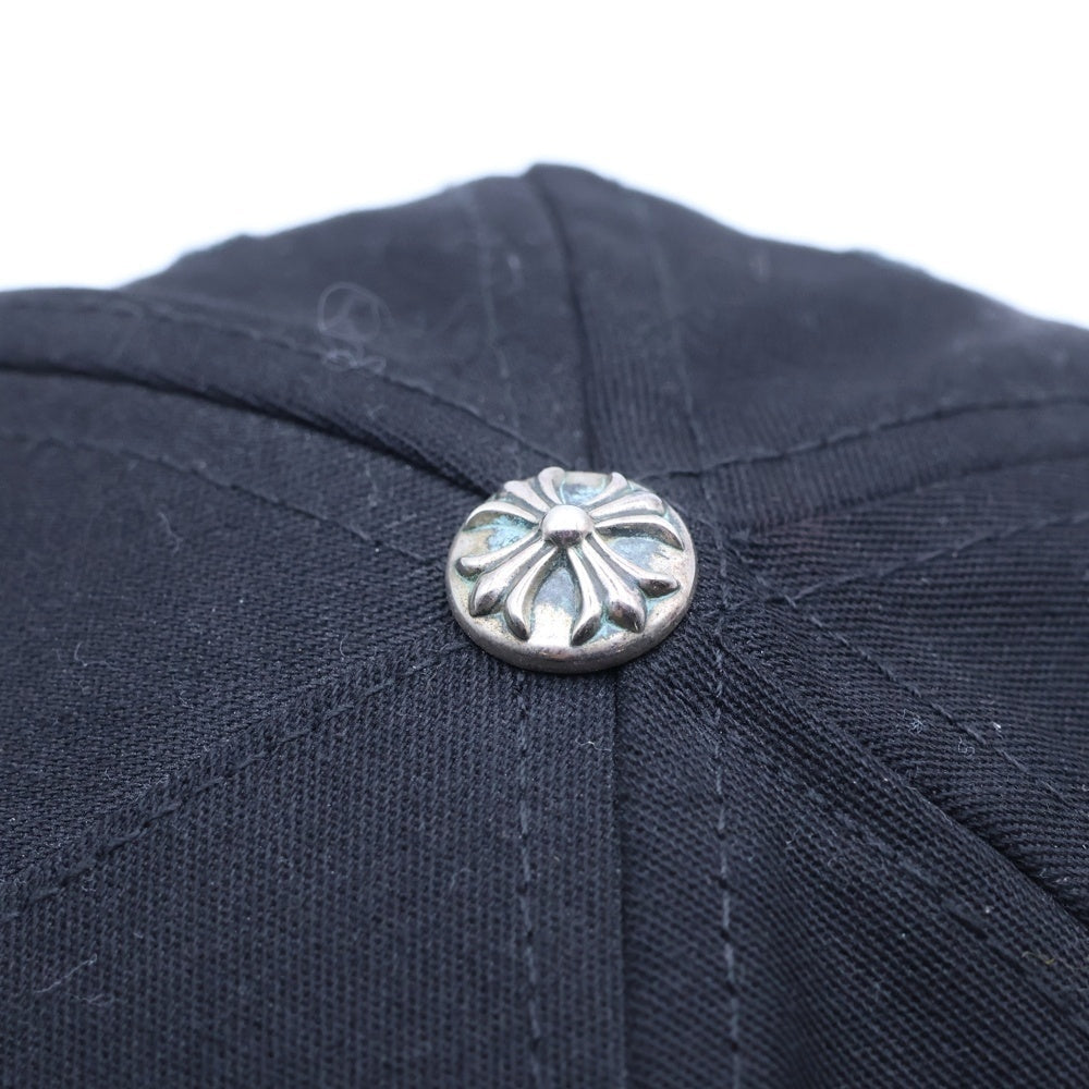 CHROME HEARTS(クロムハーツ) CH刺繍 ベースボールキャップ 帽子 ブラック/グレー