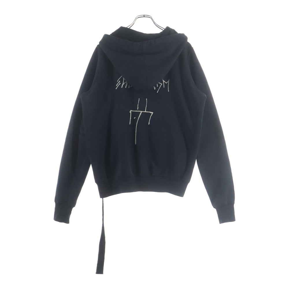 Rick Owens DRKSHDW(リックオウエンス ダークシャドウ) 22AW Jason S Hoodie ジップアップパーカー フーディー ブラック DU02B4276-FEP1