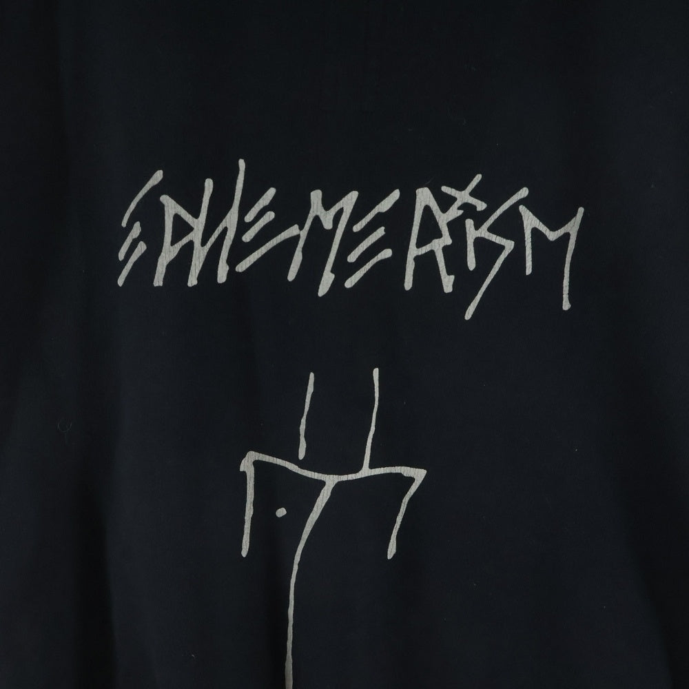 Rick Owens DRKSHDW(リックオウエンス ダークシャドウ) 22AW Jason S Hoodie ジップアップパーカー フーディー ブラック DU02B4276-FEP1