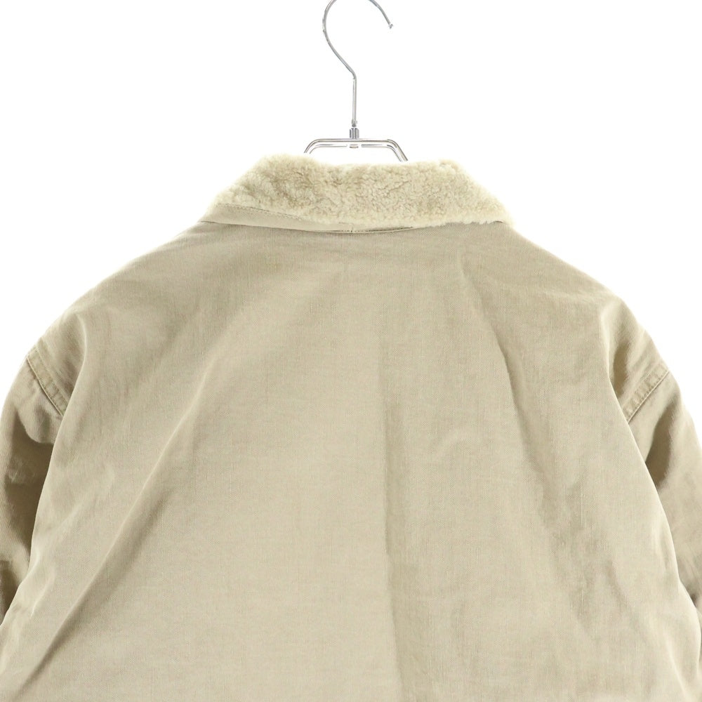 VISVIM(ヴィスヴィム) 14SS WINDSTOPPER DECKHAND JACKET ウィンドストッパー ミリタリー N-1デッキジャケット ベージュ VS0001576