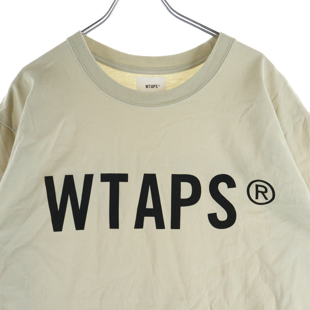 WTAPS(ダブルタップス) SCREEN TEE 両面プリント 半袖Tシャツ カットソー ベージュ