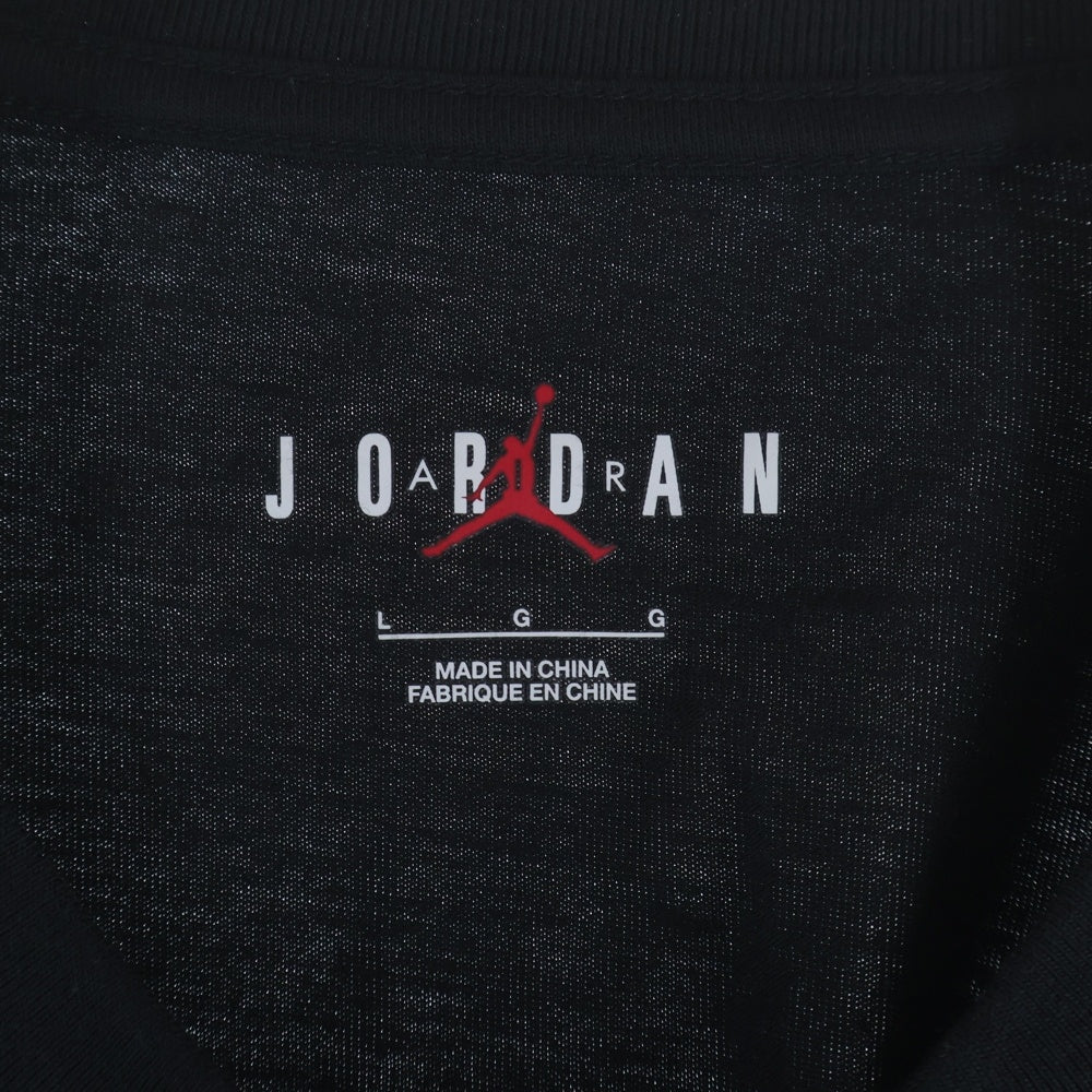 NIKE(ナイキ) JORDAN BRAND M J BRK RLT JM SS CREW フロントロゴ 半袖Tシャツカットソー HQ9016-010 ブラック