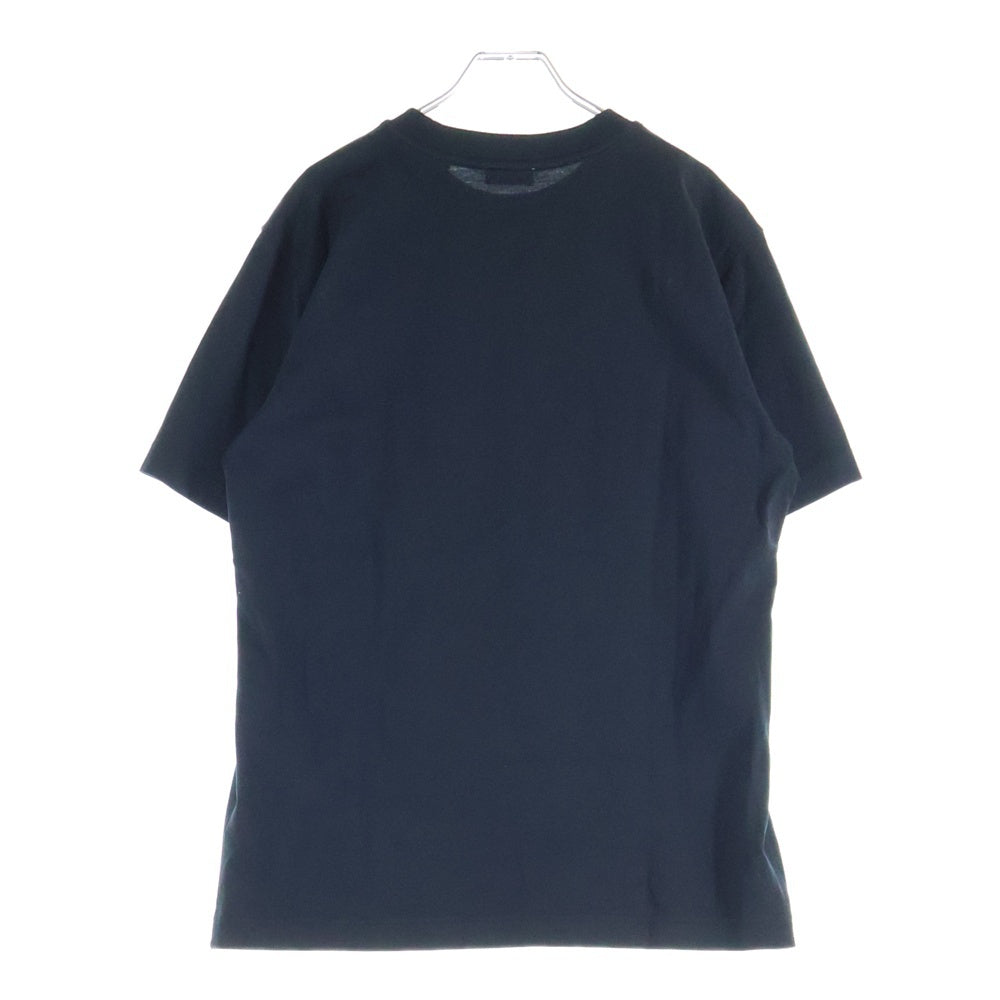 BURBERRY(バーバリー) KNIGHT STAMP COTTON TEE フロントプリント 半袖Tシャツ カットソー ブラック 8110953