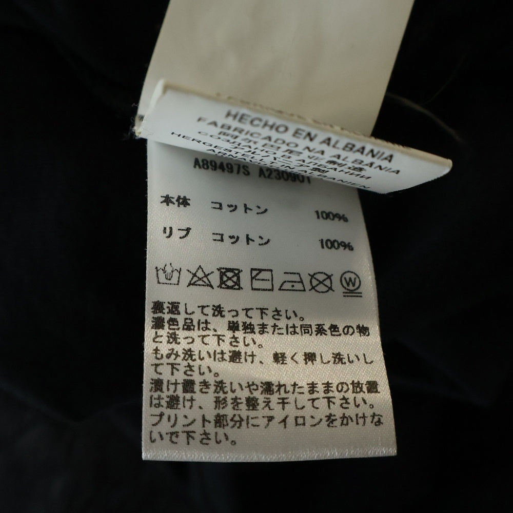 VERSACE(ヴェルサーチ) メデューサ プリント半袖Tシャツ カットソー ブラック A89497S