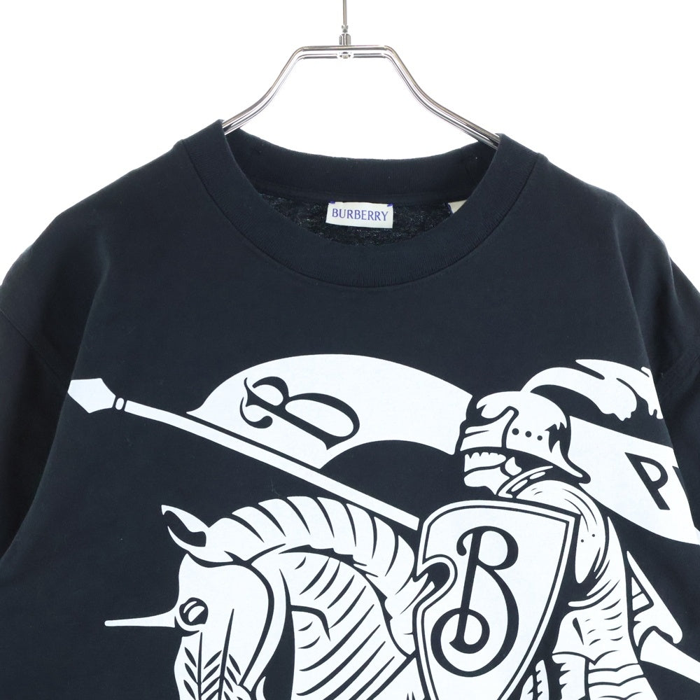 BURBERRY(バーバリー) EKD T-SHIRT ビックロゴ 半袖Tシャツ カットソー ブラック 8095058