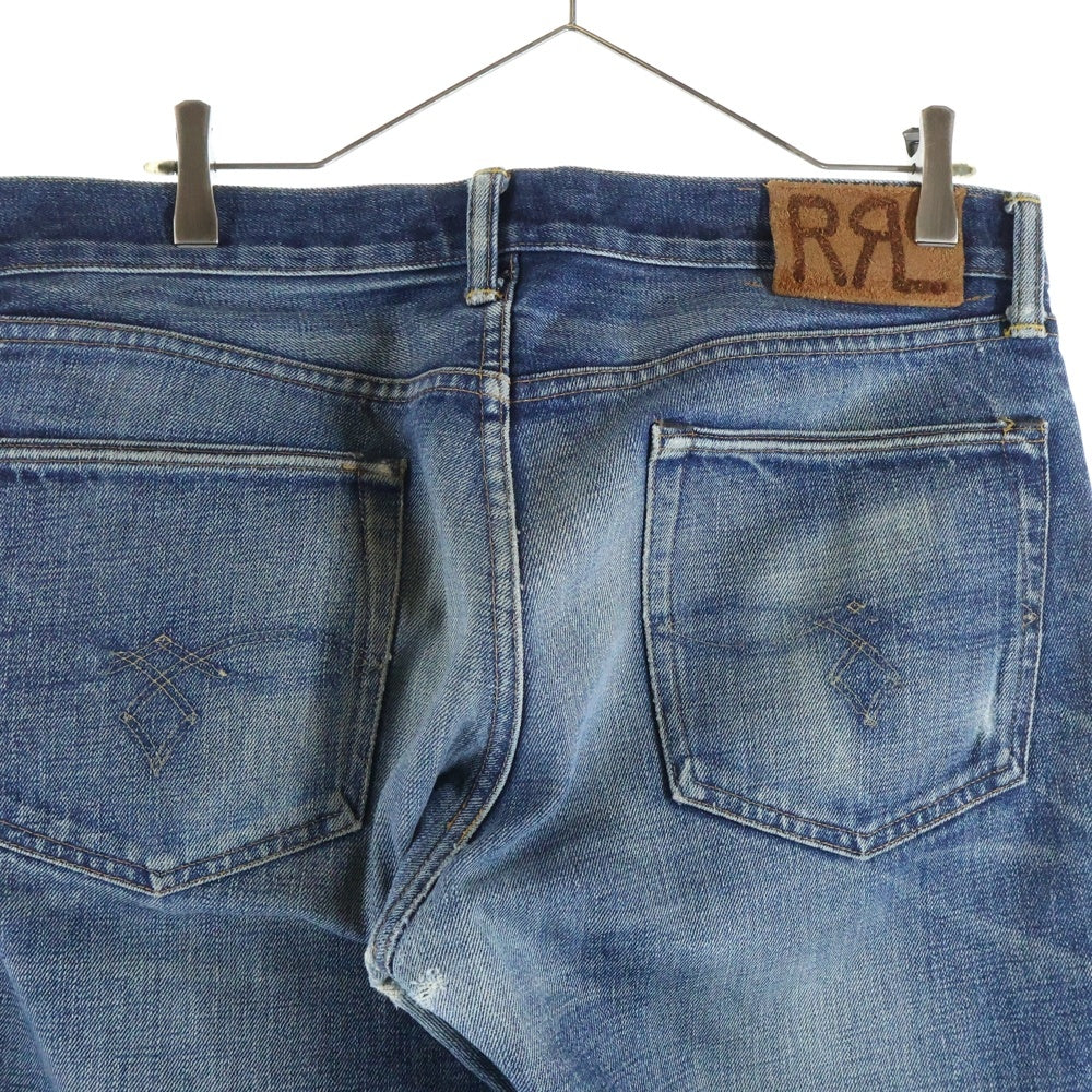 RRL(ダブルアールエル) USA製 LOW-STRAIGHT JEANS ストレートデニムパンツ インディゴ