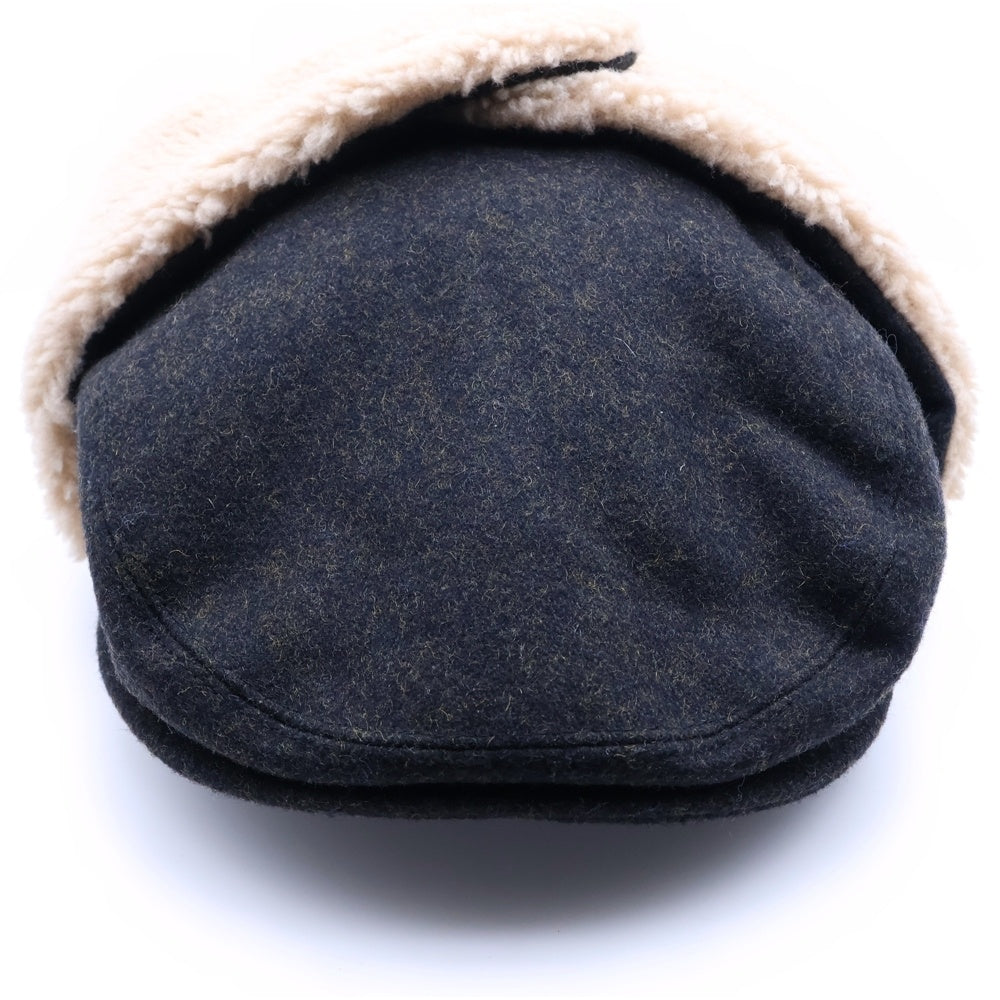 KANGOL(カンゴール) ×STABRIDGE the apartment The Apartment BUGATTI ボア ンチング グレー/ベージュ K4619PJ