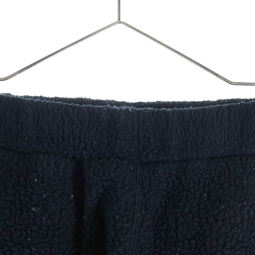 snow peak(スノーピーク) 21AW×WIND AND SEA BOA FLEECE PANT ウィンダンシー ボア フリースパンツ ブラック WAS-PA-21AW701