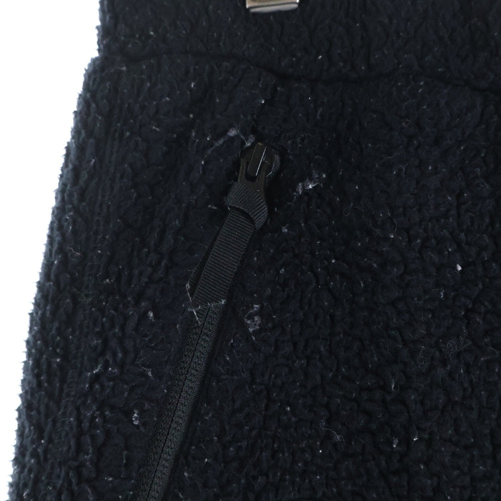 snow peak(スノーピーク) 21AW×WIND AND SEA BOA FLEECE PANT ウィンダンシー ボア フリースパンツ ブラック WAS-PA-21AW701