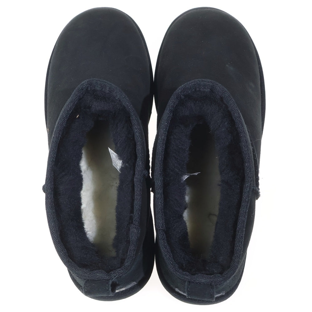 UGG(アグ) M CLASSIC ULTRA MINI ムートンブーツ ブラック US10/28cm 1137391