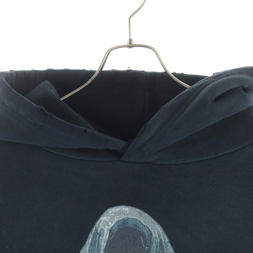 JUN / NAKAYAMA(ジュンナカヤマ) 25SS NUN HOODIE プルオーバーパーカー フーディー ブラック