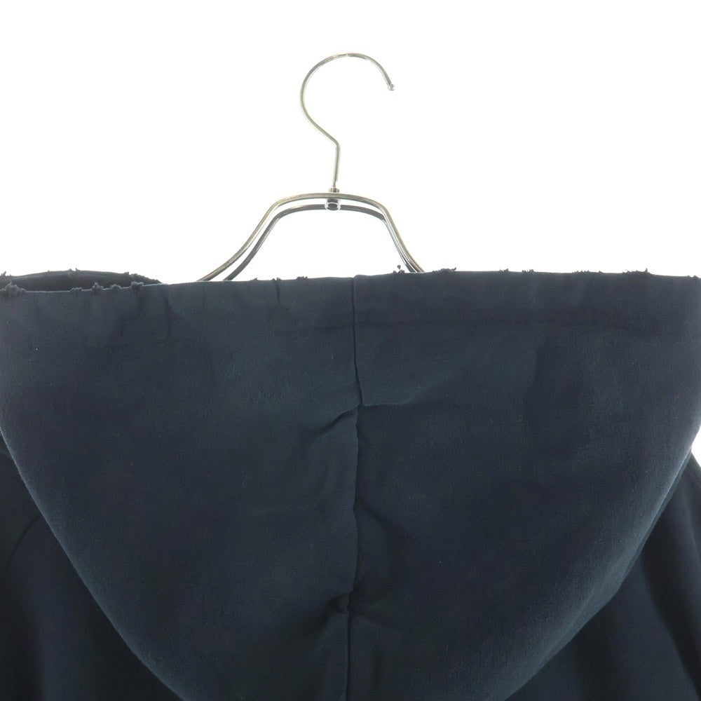 JUN / NAKAYAMA(ジュンナカヤマ) 25SS NUN HOODIE プルオーバーパーカー フーディー ブラック