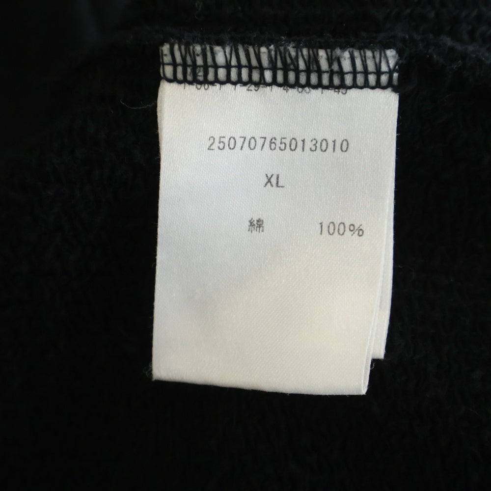 JUN / NAKAYAMA(ジュンナカヤマ) 25SS NUN HOODIE プルオーバーパーカー フーディー ブラック