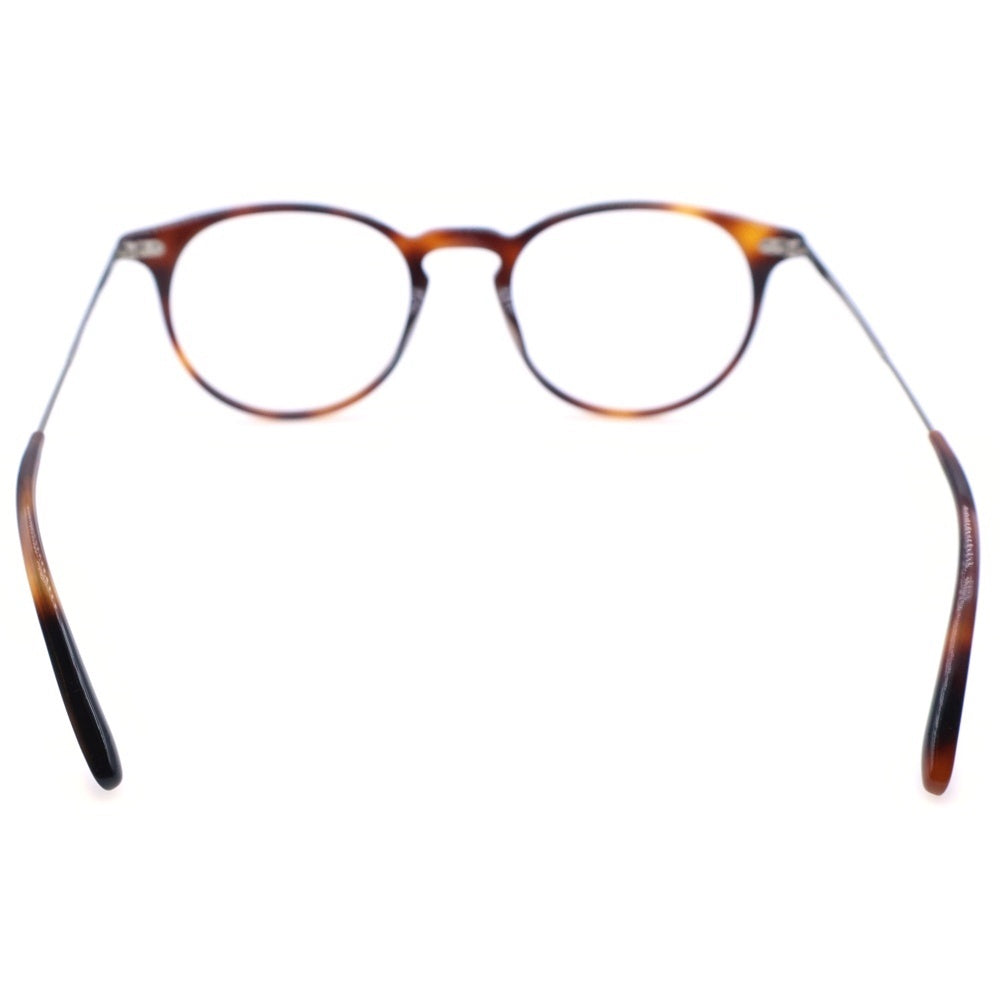 OLIVER PEOPLES(オリバーピープルズ) Ryerson ライアソン アジアンフィット コンビ ラウンドフレーム アイウェア 眼鏡 ブラウン/シルバー 0OV5362F