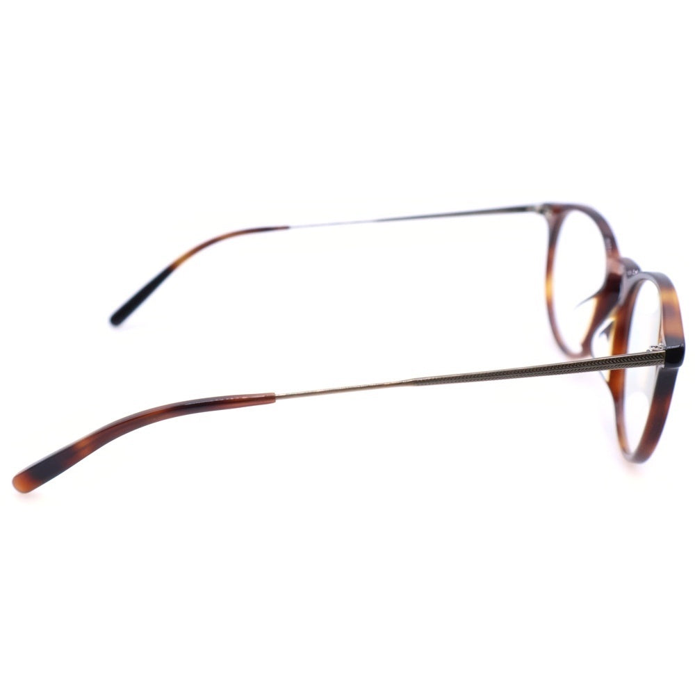 OLIVER PEOPLES(オリバーピープルズ) Ryerson ライアソン アジアンフィット コンビ ラウンドフレーム アイウェア 眼鏡 ブラウン/シルバー 0OV5362F