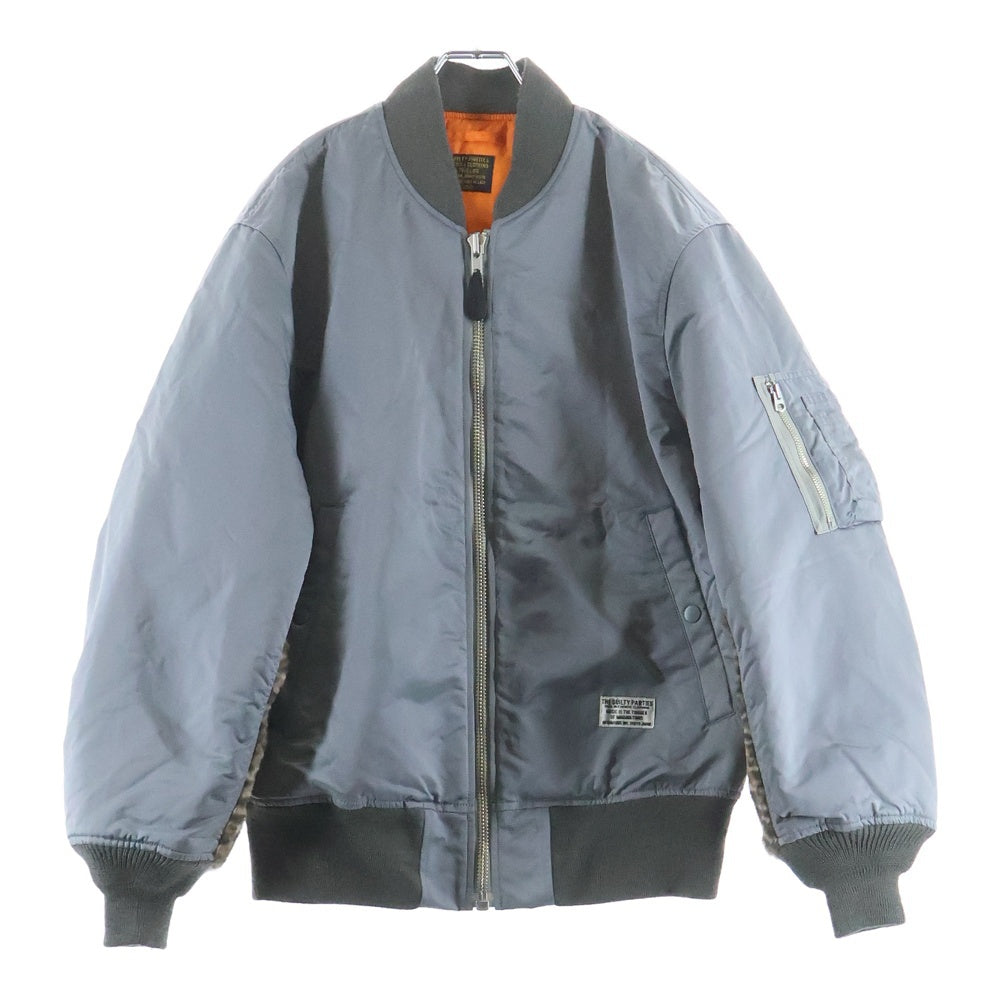 WACKO MARIA(ワコマリア) 24AW LEOPARD FAUX FUR MA-1 FLIGHT JACKET レオパード フライトジャケット グレー/オレンジ 24FW-WMO-ML02