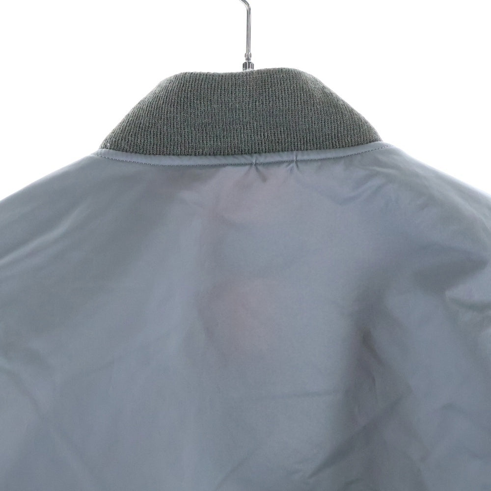 WACKO MARIA(ワコマリア) 24AW LEOPARD FAUX FUR MA-1 FLIGHT JACKET レオパード フライトジャケット グレー/オレンジ 24FW-WMO-ML02