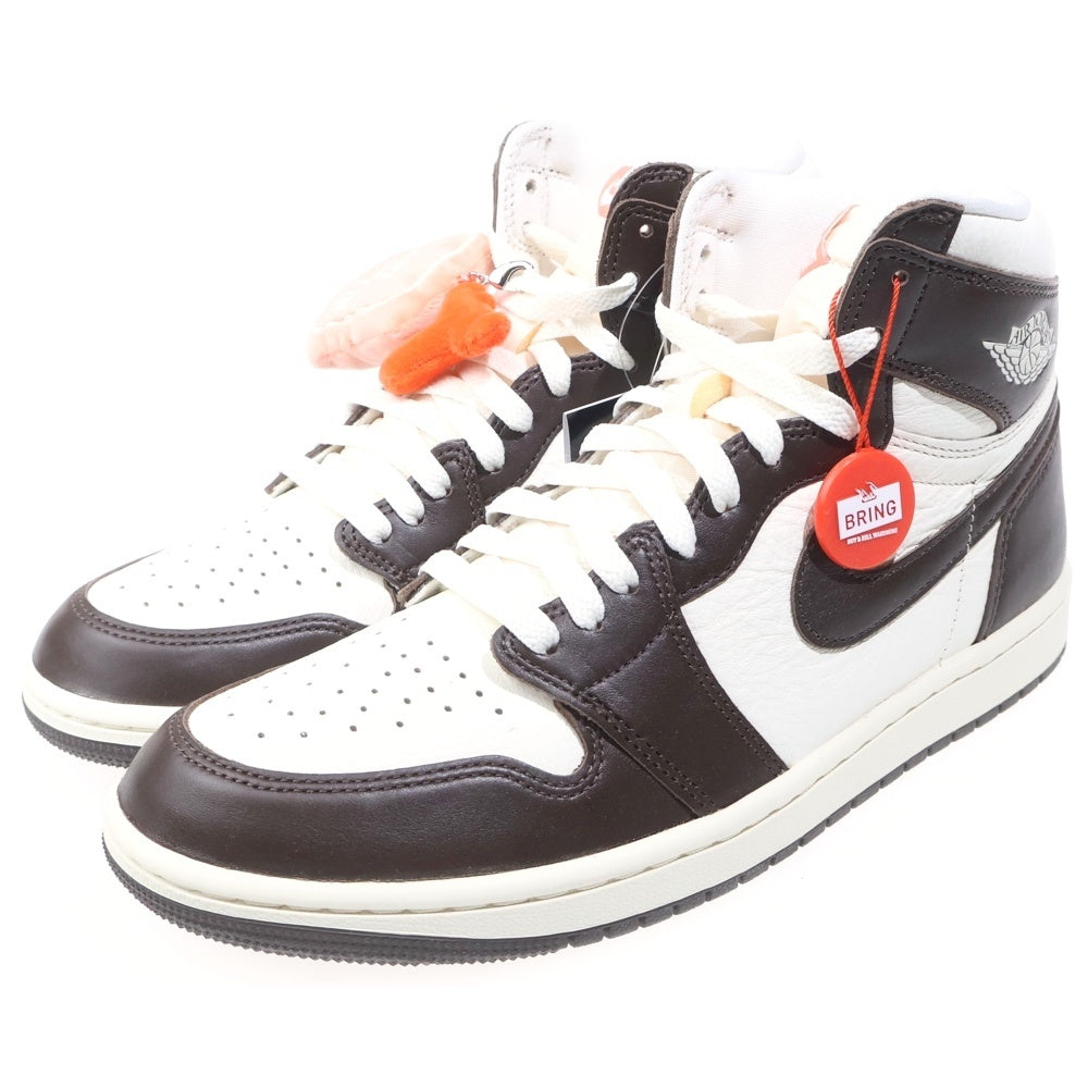 NIKE(ナイキ) WMNS AIR JORDAN 1 HIGH OG FD2596-200 ウィメンズ エアジョーダン1 ハイカットスニーカー ブラウン/ホワイト US10/27.0cm レディース