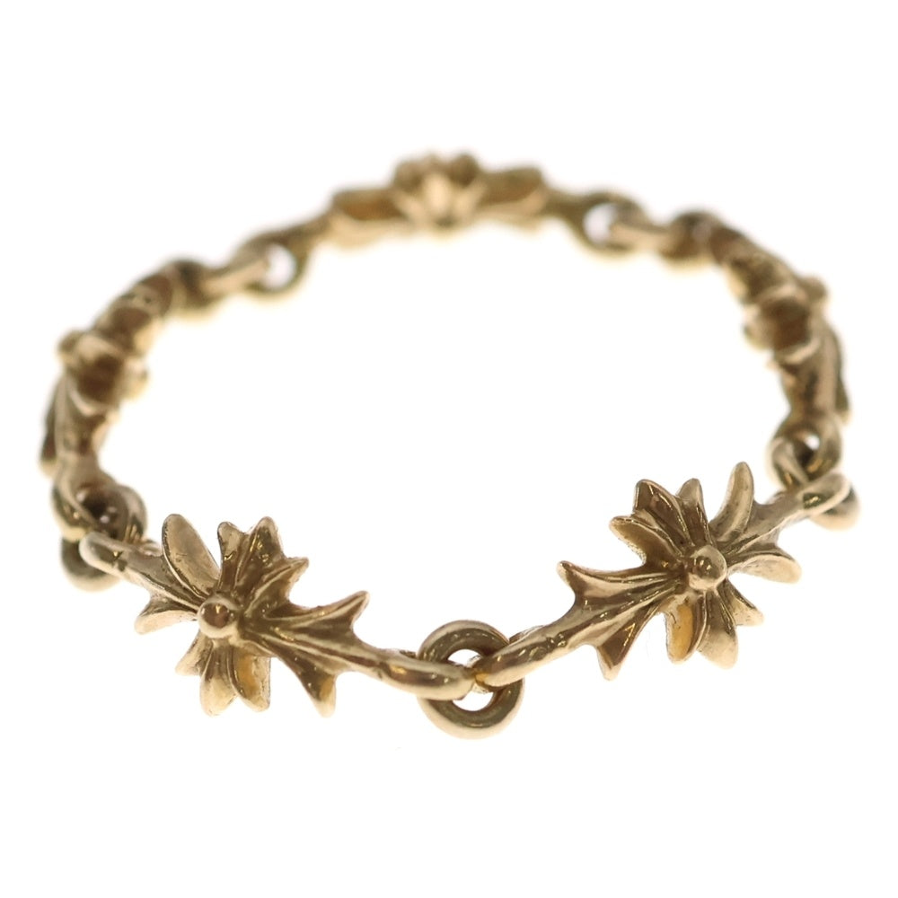 CHROME HEARTS(クロムハーツ) 22K TNY E CH PLS RING 5LINK タイニーE CHプラス リング ゴールド